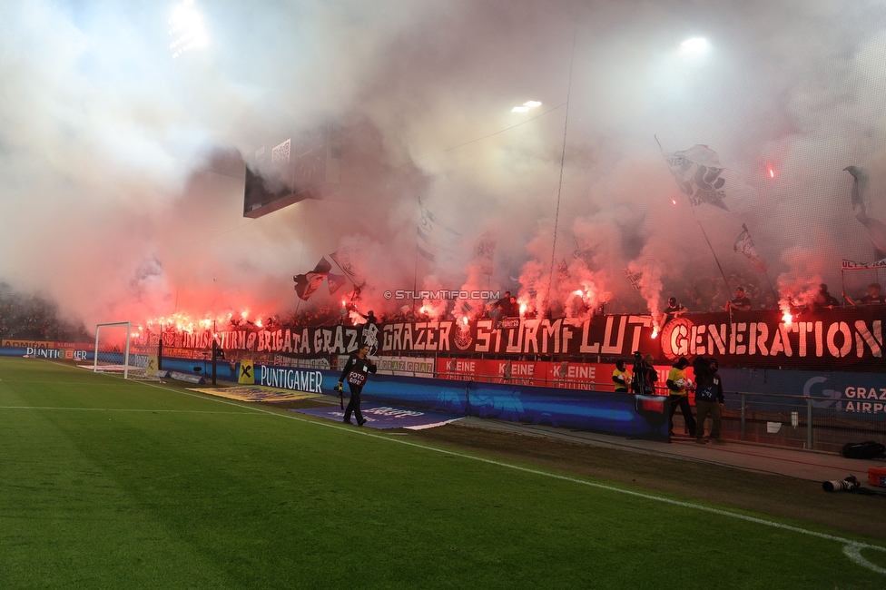 Sturm Graz - RB Salzburg
Oesterreichische Fussball Bundesliga, 30. Runde, SK Sturm Graz - FC RB Salzburg, Stadion Liebenau Graz, 09.05.2025. 

Foto zeigt Fans von Sturm
Schlüsselwörter: pyrotechnik