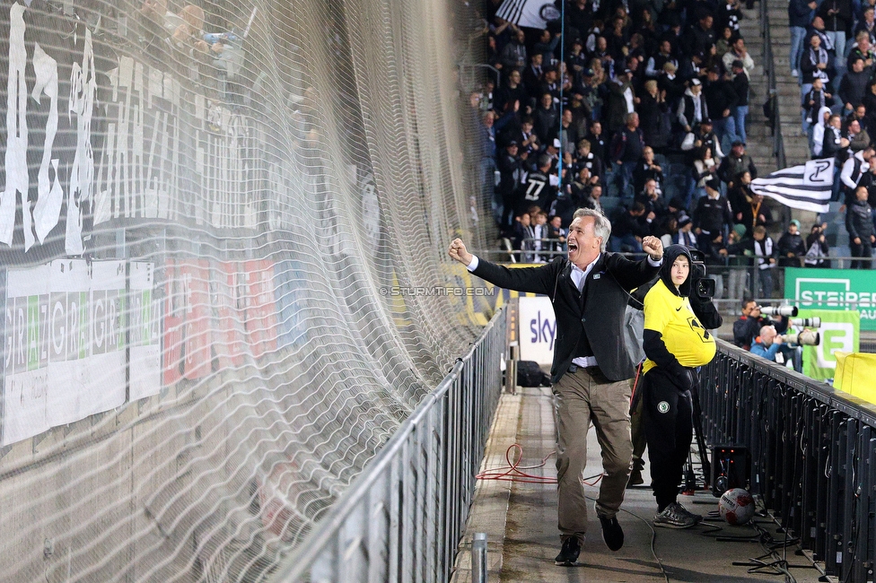 Sturm Graz - RB Salzburg
Oesterreichische Fussball Bundesliga, 30. Runde, SK Sturm Graz - FC RB Salzburg, Stadion Liebenau Graz, 09.05.2025. 

Foto zeigt Christian Jauk (Praesident Sturm)

