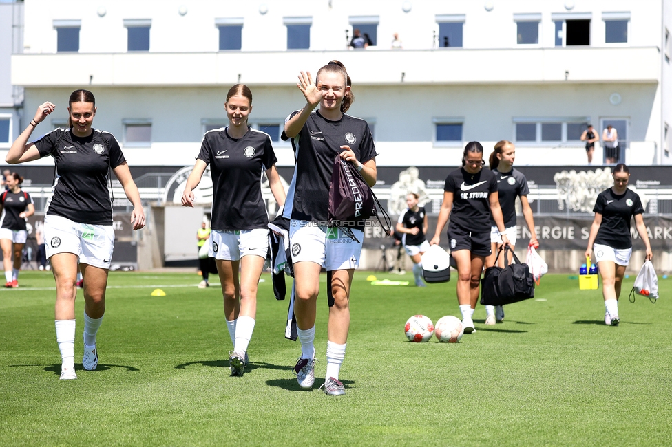 Sturm Damen - St. Poelten
OEFB Frauen Bundesliga, 23. Runde, SK Sturm Graz Damen - SKN St. Poelten, Trainingszentrum Messendorf, 10.05.2025. 

Foto zeigt Rebecca Villena (Sturm Damen)
