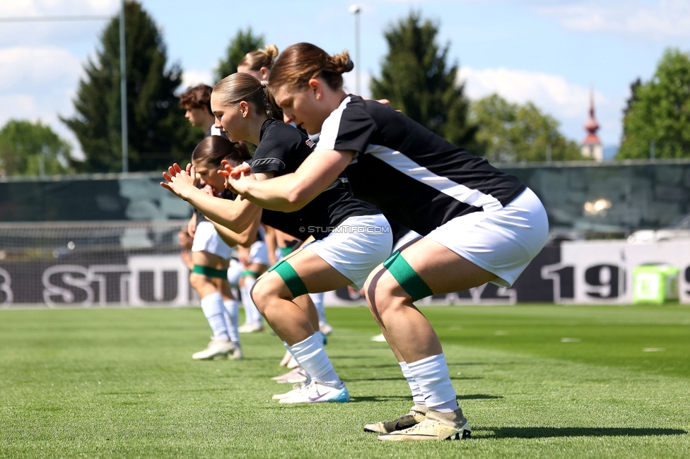 Sturm Damen - St. Poelten
OEFB Frauen Bundesliga, 23. Runde, SK Sturm Graz Damen - SKN St. Poelten, Trainingszentrum Messendorf, 10.05.2025. 

Foto zeigt Sophie Maierhofer (Sturm Damen)
