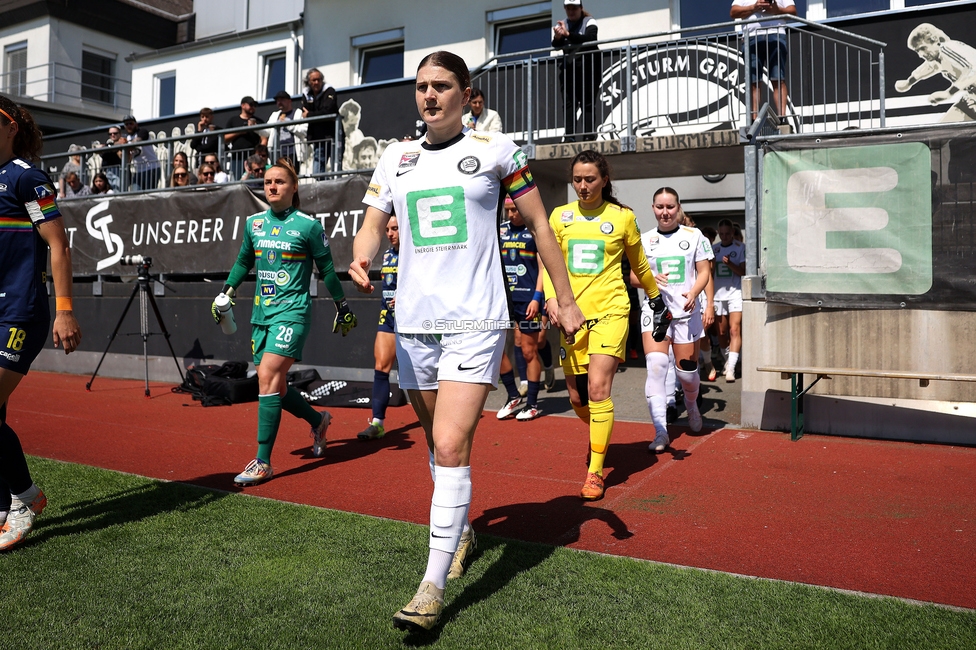 Sturm Damen - St. Poelten
OEFB Frauen Bundesliga, 23. Runde, SK Sturm Graz Damen - SKN St. Poelten, Trainingszentrum Messendorf, 10.05.2025. 

Foto zeigt Sophie Maierhofer (Sturm Damen)
