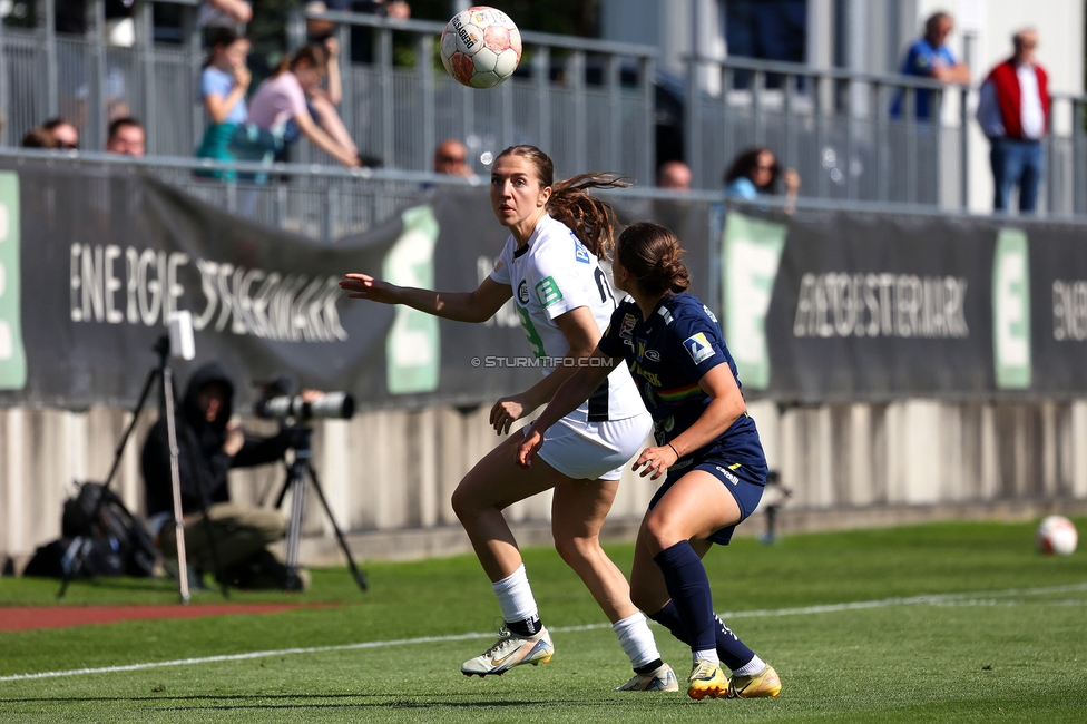 Sturm Damen - St. Poelten
OEFB Frauen Bundesliga, 23. Runde, SK Sturm Graz Damen - SKN St. Poelten, Trainingszentrum Messendorf, 10.05.2025. 

Foto zeigt Modesta Uka (Sturm Damen)
