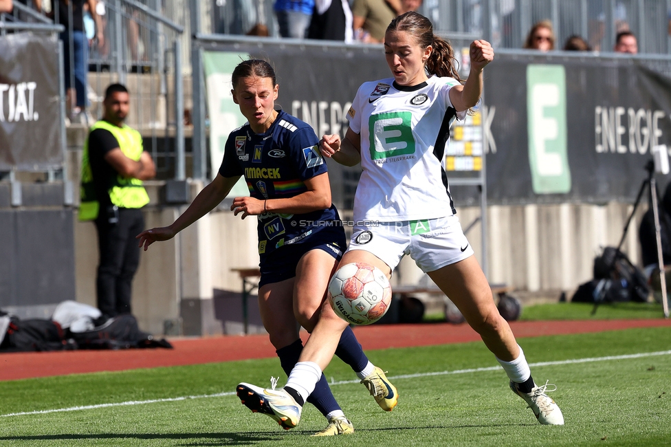Sturm Damen - St. Poelten
OEFB Frauen Bundesliga, 23. Runde, SK Sturm Graz Damen - SKN St. Poelten, Trainingszentrum Messendorf, 10.05.2025. 

Foto zeigt Modesta Uka (Sturm Damen)
