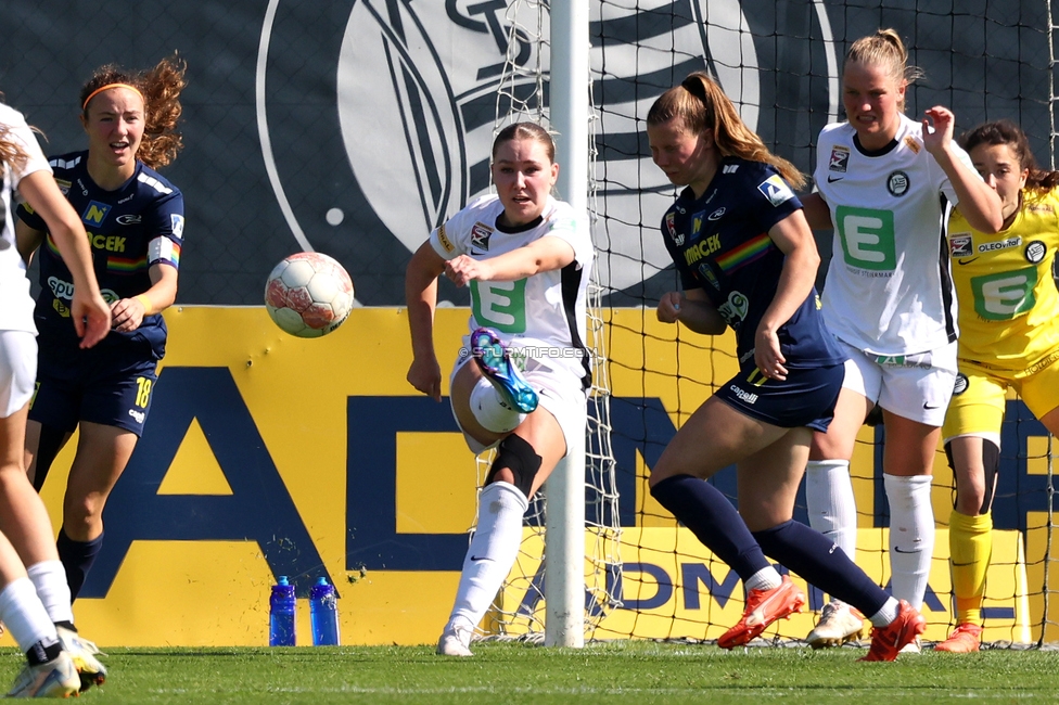 Sturm Damen - St. Poelten
OEFB Frauen Bundesliga, 23. Runde, SK Sturm Graz Damen - SKN St. Poelten, Trainingszentrum Messendorf, 10.05.2025. 

Foto zeigt Anna Wirnsberger (Sturm Damen)
