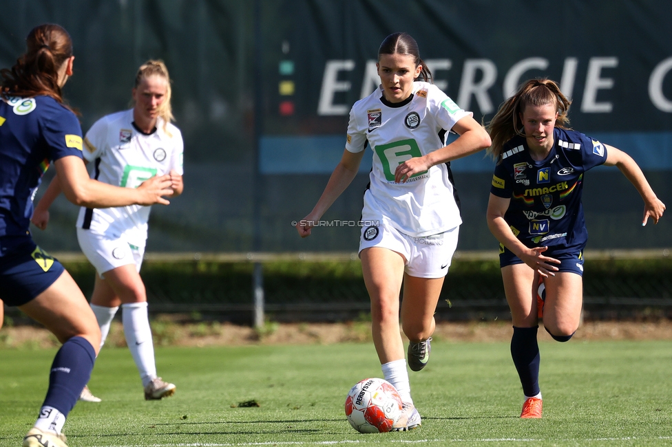 Sturm Damen - St. Poelten
OEFB Frauen Bundesliga, 23. Runde, SK Sturm Graz Damen - SKN St. Poelten, Trainingszentrum Messendorf, 10.05.2025. 

Foto zeigt Marie Spiess (Sturm Damen)
