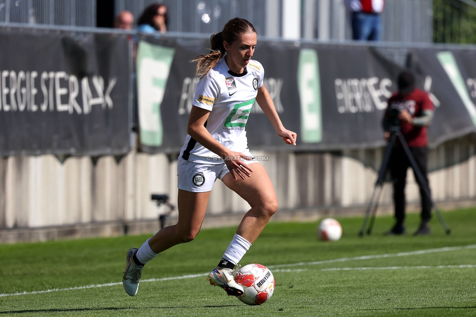 Sturm Damen - St. Poelten
OEFB Frauen Bundesliga, 23. Runde, SK Sturm Graz Damen - SKN St. Poelten, Trainingszentrum Messendorf, 10.05.2025. 

Foto zeigt Modesta Uka (Sturm Damen)
