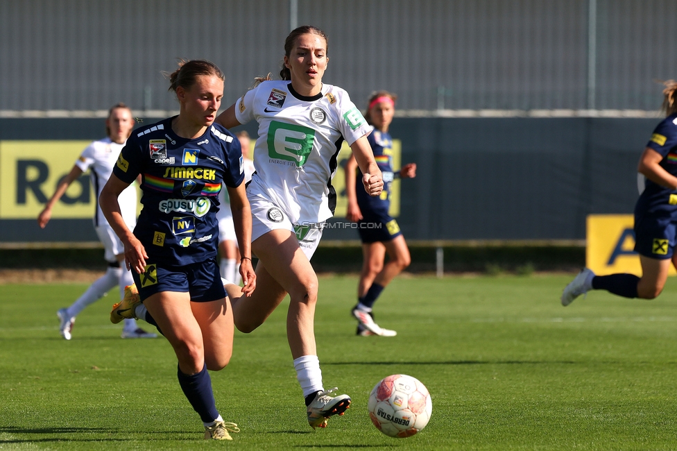 Sturm Damen - St. Poelten
OEFB Frauen Bundesliga, 23. Runde, SK Sturm Graz Damen - SKN St. Poelten, Trainingszentrum Messendorf, 10.05.2025. 

Foto zeigt Modesta Uka (Sturm Damen)
