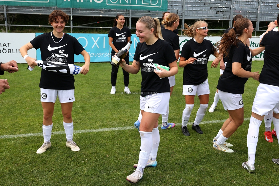 First Vienna - Sturm Damen
OEFB Frauen Bundesliga, 24. Runde, First Vienna FC 1894 - SK Sturm Graz Damen, Naturarena Hohe Warte Wien, 17.05.2025. 

Foto zeigt die Mannschaft der Sturm Damen
