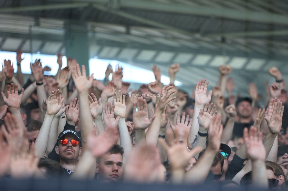 Sturm Graz - WAC
Oesterreichische Fussball Bundesliga, 32. Runde, SK Sturm Graz - Wolfsberger AC, Stadion Liebenau Graz, 24.05.2025. 

Foto zeigt Fans von Sturm
