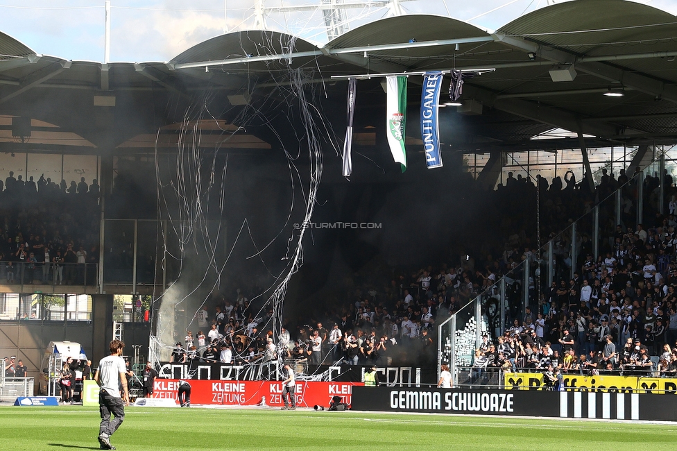 Sturm Graz - WAC
Oesterreichische Fussball Bundesliga, 32. Runde, SK Sturm Graz - Wolfsberger AC, Stadion Liebenau Graz, 24.05.2025. 

Foto zeigt Fans von Wolfsberg
