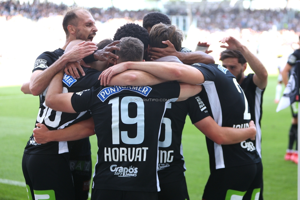 Sturm Graz - WAC
Oesterreichische Fussball Bundesliga, 32. Runde, SK Sturm Graz - Wolfsberger AC, Stadion Liebenau Graz, 24.05.2025. 

Foto zeigt William Boeving (Sturm)
