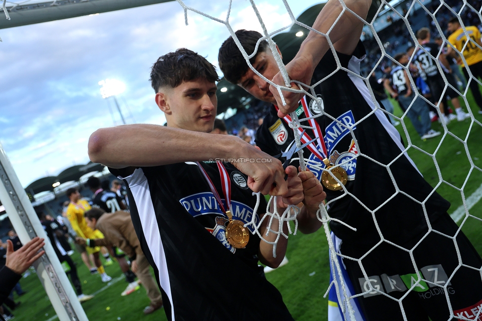 Sturm Graz - Wolfsberg
Oesterreichische Fussball Bundesliga, 32. Runde, SK Sturm Graz - Wolfsberger AC, Stadion Liebenau Graz, 24.05.2025. 

Foto zeigt Leon Grgic (Sturm)
