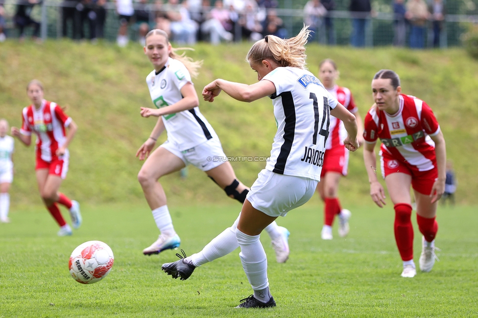 Sturm Damen - GAK 1902
Testspiel, SK Sturm Graz Damen - GAK 1902, Gruabn Graz, 18.05.2025. 

Foto zeigt Sandra Jakobsen (Sturm Damen)
