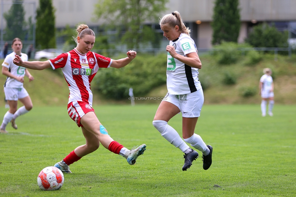 Sturm Damen - GAK 1902
Testspiel, SK Sturm Graz Damen - GAK 1902, Gruabn Graz, 18.05.2025. 

Foto zeigt Sandra Jakobsen (Sturm Damen)
