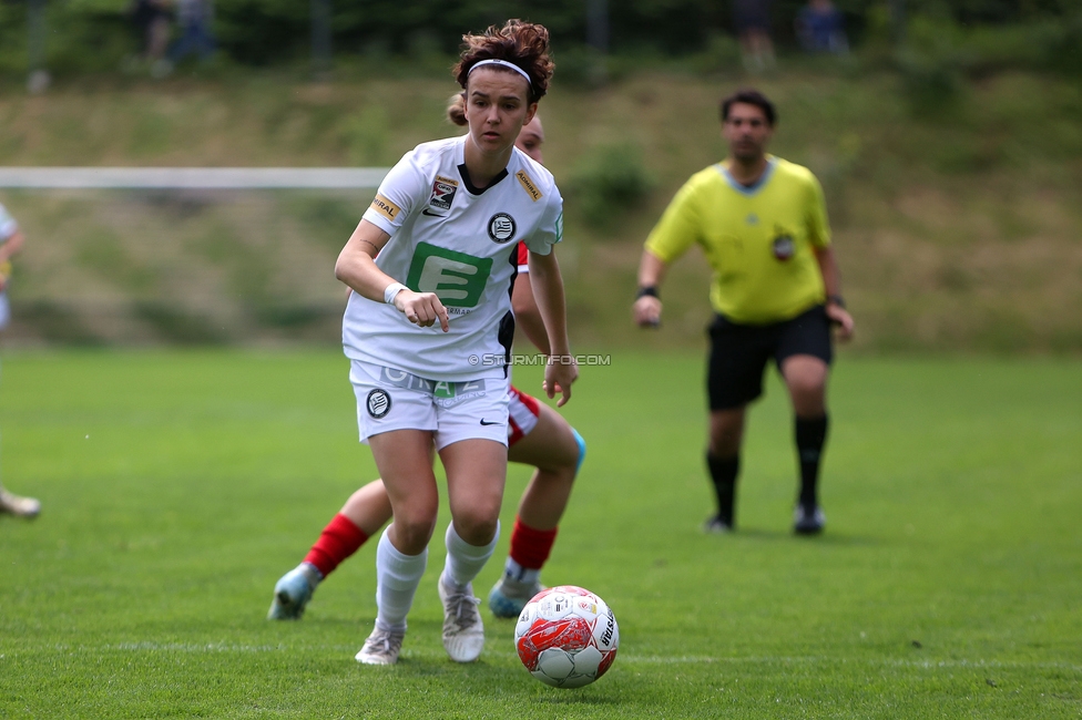 Sturm Damen - GAK 1902
Testspiel, SK Sturm Graz Damen - GAK 1902, Gruabn Graz, 18.05.2025. 

Foto zeigt Leonie Christin Tragl (Sturm Damen)
