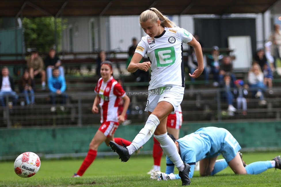 Sturm Damen - GAK 1902
Testspiel, SK Sturm Graz Damen - GAK 1902, Gruabn Graz, 18.05.2025. 

Foto zeigt Sandra Jakobsen (Sturm Damen)

