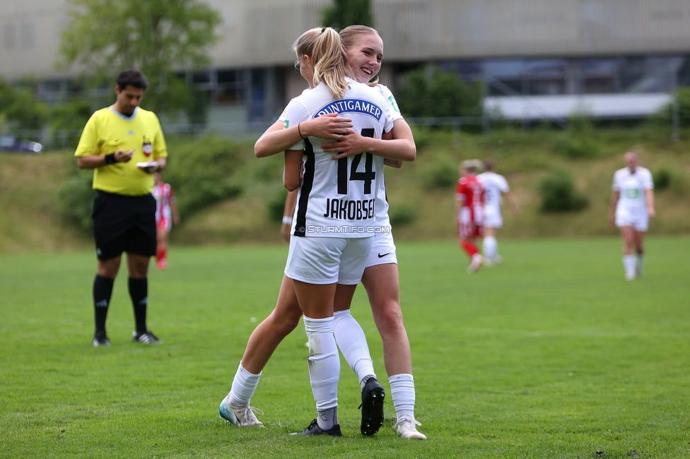 Sturm Damen - GAK 1902
Testspiel, SK Sturm Graz Damen - GAK 1902, Gruabn Graz, 18.05.2025. 

Foto zeigt Sandra Jakobsen (Sturm Damen)
