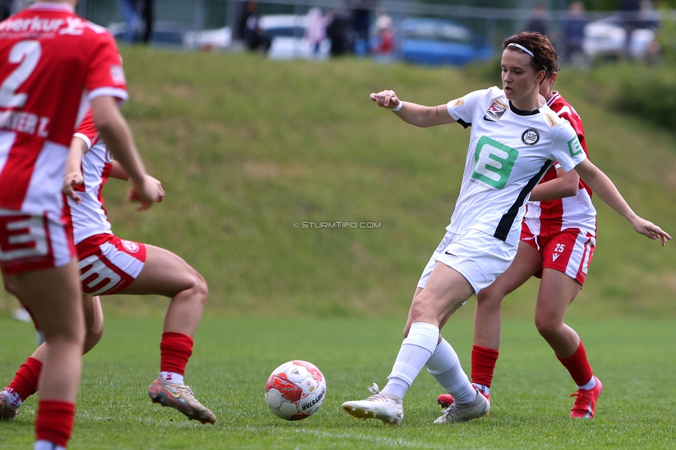 Sturm Damen - GAK 1902
Testspiel, SK Sturm Graz Damen - GAK 1902, Gruabn Graz, 18.05.2025. 

Foto zeigt Leonie Christin Tragl (Sturm Damen)

