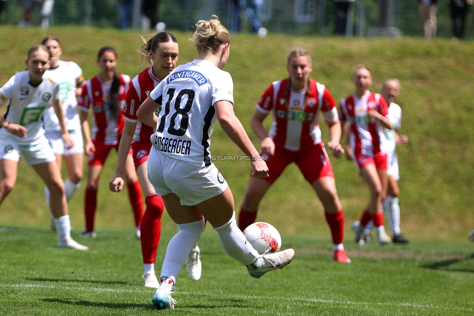 Sturm Damen - GAK 1902
Testspiel, SK Sturm Graz Damen - GAK 1902, Gruabn Graz, 18.05.2025. 

Foto zeigt Anna Wirnsberger (Sturm Damen)
