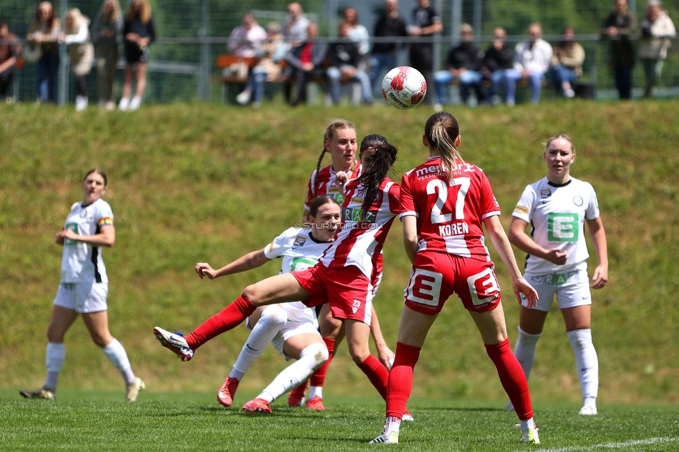 Sturm Damen - GAK 1902
Testspiel, SK Sturm Graz Damen - GAK 1902, Gruabn Graz, 18.05.2025. 

Foto zeigt Linda Popofsits (Sturm Damen)
