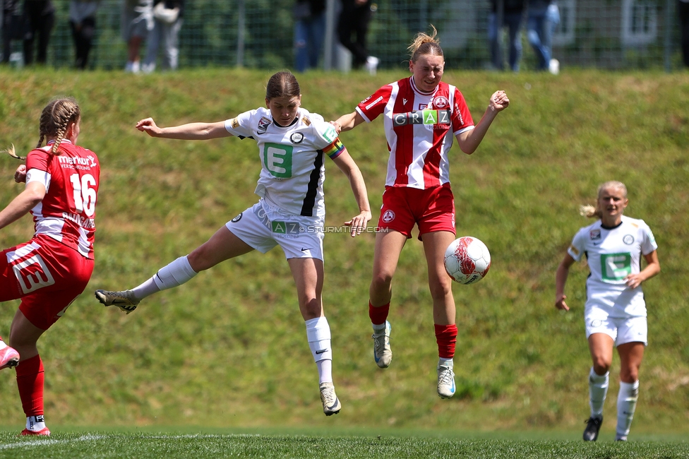 Sturm Damen - GAK 1902
Testspiel, SK Sturm Graz Damen - GAK 1902, Gruabn Graz, 18.05.2025. 

Foto zeigt Sophie Maierhofer (Sturm Damen)
