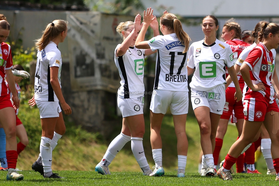 Sturm Damen - GAK 1902
Testspiel, SK Sturm Graz Damen - GAK 1902, Gruabn Graz, 18.05.2025. 

Foto zeigt Lena Breznik (Sturm Damen)
