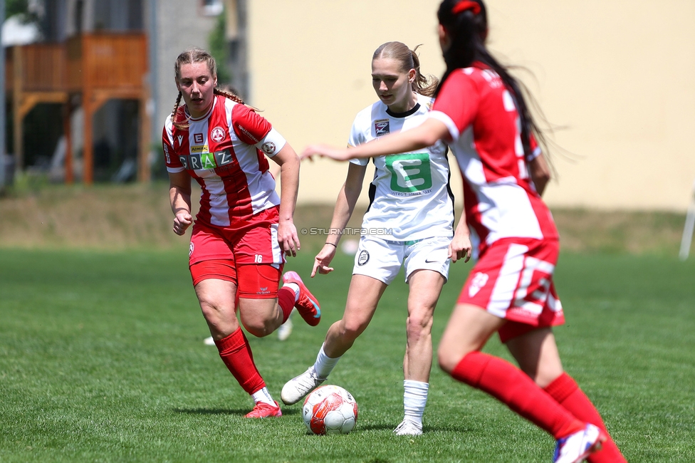 Sturm Damen - GAK 1902
Testspiel, SK Sturm Graz Damen - GAK 1902, Gruabn Graz, 18.05.2025. 

Foto zeigt Lena Breznik (Sturm Damen)
