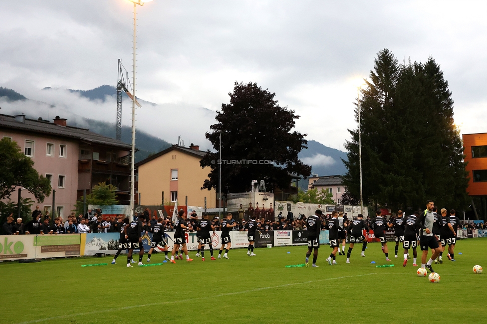 SK Bischofshofen - Sturm Graz
OEFB Cup 1. Runde, SK Bischofshofen - SK Sturm Graz, Sportplatz Bischofshofen, 25.07.2025. 

Foto zeigt die Mannschaft von Sturm

