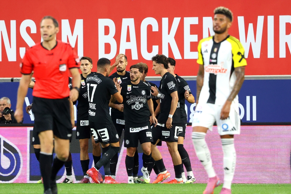 LASK - Sturm Graz
Oesterreichische Fussball Bundesliga, 1. Runde, Linzer ASK - SK Sturm Graz, Raiffeisen Arena Linz, 01.08.2025. 

Foto zeigt Otar Kiteishvili (Sturm)
