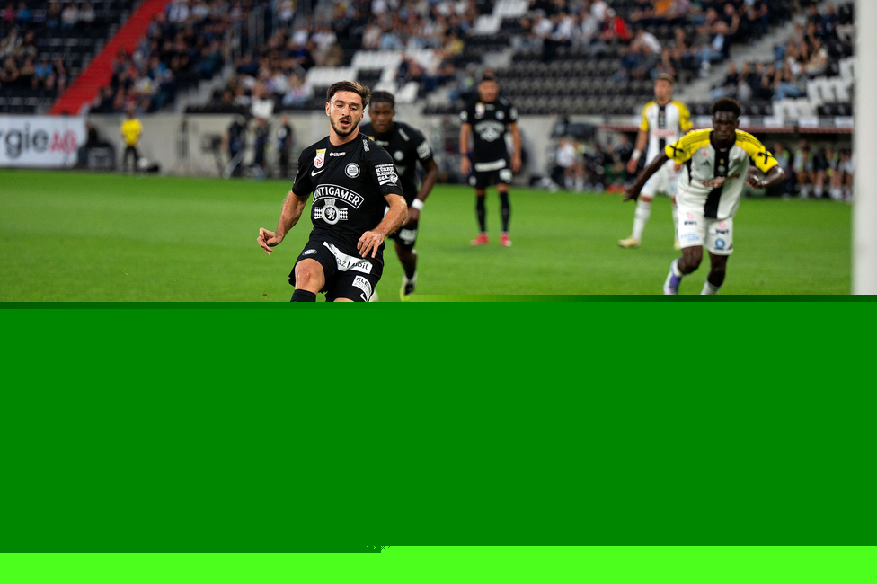 LASK - Sturm Graz
Oesterreichische Fussball Bundesliga, 1. Runde, Linzer ASK - SK Sturm Graz, Raiffeisen Arena Linz, 01.08.2025. 

Foto zeigt Otar Kiteishvili (Sturm)

