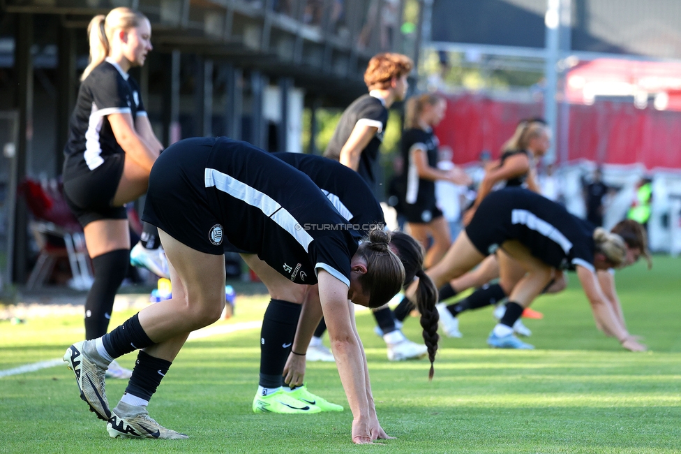 GAK - Sturm Graz Damen
SPORTLAND Niederoesterreich Frauen Cup, GAK 1902 - SK Sturm Graz, Sportzentrum Graz-Weinzoedl, 08.08.2025. 

Foto zeigt die Mannschaft der Sturm Damen
