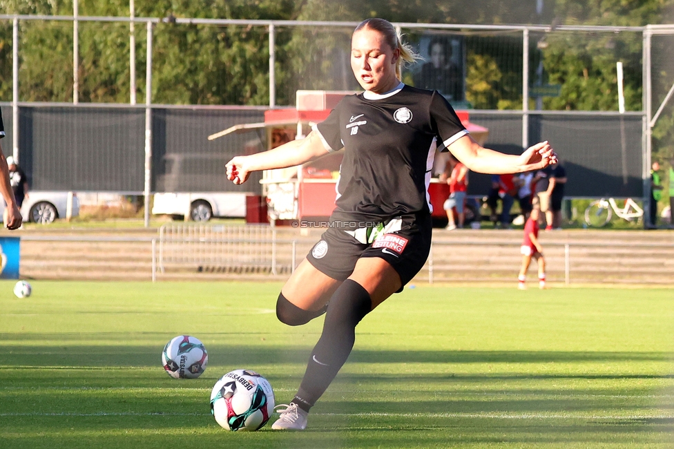 GAK - Sturm Graz Damen
SPORTLAND Niederoesterreich Frauen Cup, GAK 1902 - SK Sturm Graz, Sportzentrum Graz-Weinzoedl, 08.08.2025. 

Foto zeigt Anna Wirnsberger (Sturm Damen)
