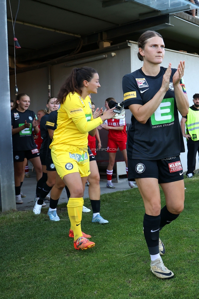 GAK - Sturm Graz Damen
SPORTLAND Niederoesterreich Frauen Cup, GAK 1902 - SK Sturm Graz, Sportzentrum Graz-Weinzoedl, 08.08.2025. 

Foto zeigt die Mannschaft der Sturm Damen
