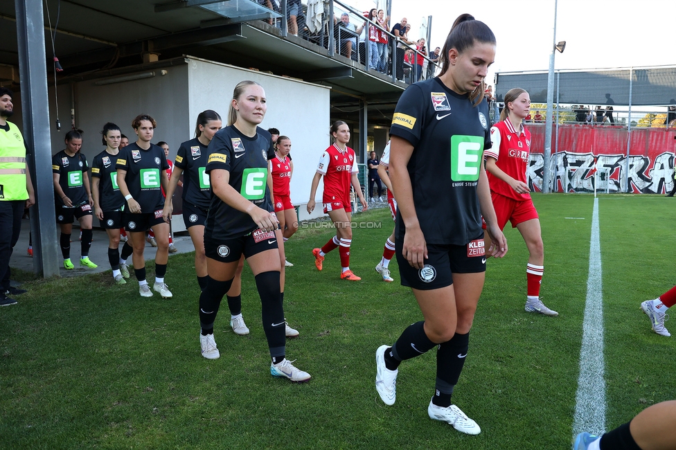 GAK - Sturm Graz Damen
SPORTLAND Niederoesterreich Frauen Cup, GAK 1902 - SK Sturm Graz, Sportzentrum Graz-Weinzoedl, 08.08.2025. 

Foto zeigt die Mannschaft der Sturm Damen
