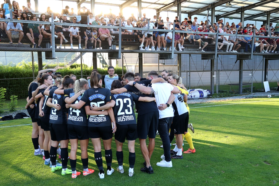 GAK - Sturm Graz Damen
SPORTLAND Niederoesterreich Frauen Cup, GAK 1902 - SK Sturm Graz, Sportzentrum Graz-Weinzoedl, 08.08.2025. 

Foto zeigt die Mannschaft der Sturm Damen

