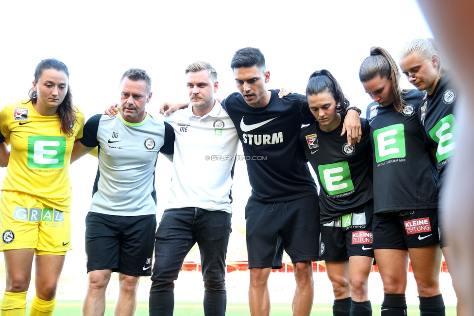 GAK - Sturm Graz Damen
SPORTLAND Niederoesterreich Frauen Cup, GAK 1902 - SK Sturm Graz, Sportzentrum Graz-Weinzoedl, 08.08.2025. 

Foto zeigt Tode Djakovic (Cheftrainer Sturm Damen)
