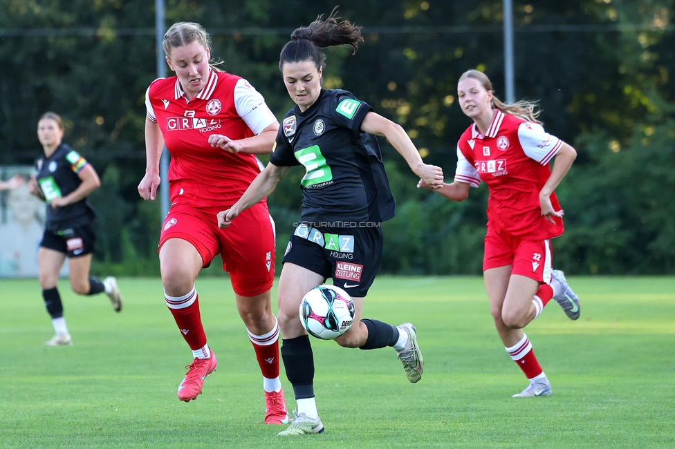 GAK - Sturm Graz Damen
SPORTLAND Niederoesterreich Frauen Cup, GAK 1902 - SK Sturm Graz, Sportzentrum Graz-Weinzoedl, 08.08.2025. 

Foto zeigt Zala Kustrin (Sturm Damen)
