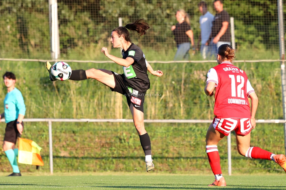 GAK - Sturm Graz Damen
SPORTLAND Niederoesterreich Frauen Cup, GAK 1902 - SK Sturm Graz, Sportzentrum Graz-Weinzoedl, 08.08.2025. 

Foto zeigt Zala Kustrin (Sturm Damen)
