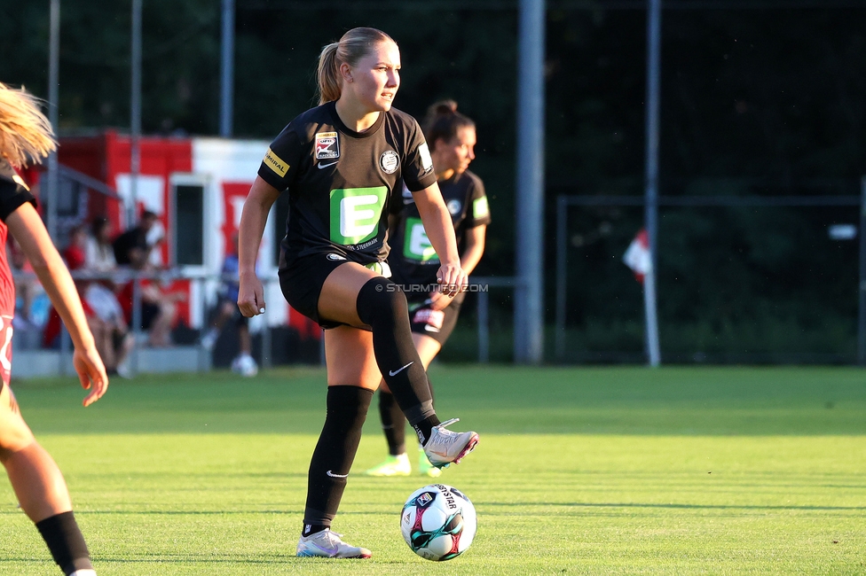 GAK - Sturm Graz Damen
SPORTLAND Niederoesterreich Frauen Cup, GAK 1902 - SK Sturm Graz, Sportzentrum Graz-Weinzoedl, 08.08.2025. 

Foto zeigt Anna Wirnsberger (Sturm Damen)
