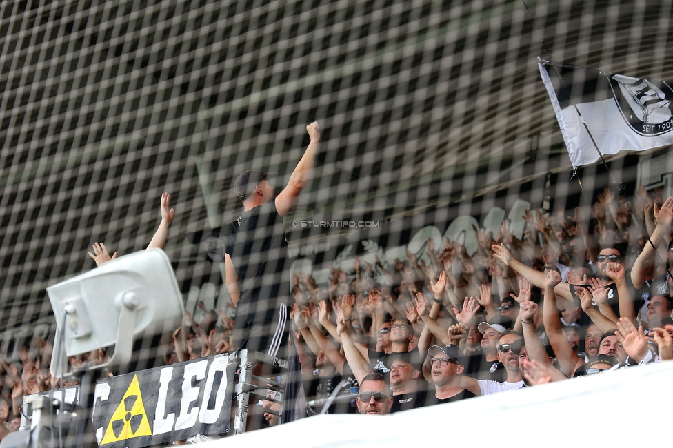 Sturm Graz - Rapid
Oesterreichische Fussball Bundesliga, 2. Runde, SK Sturm Graz - SK Rapid Wien, Stadion Liebenau Graz, 10.08.2025. 

Foto zeigt Fans von Sturm
