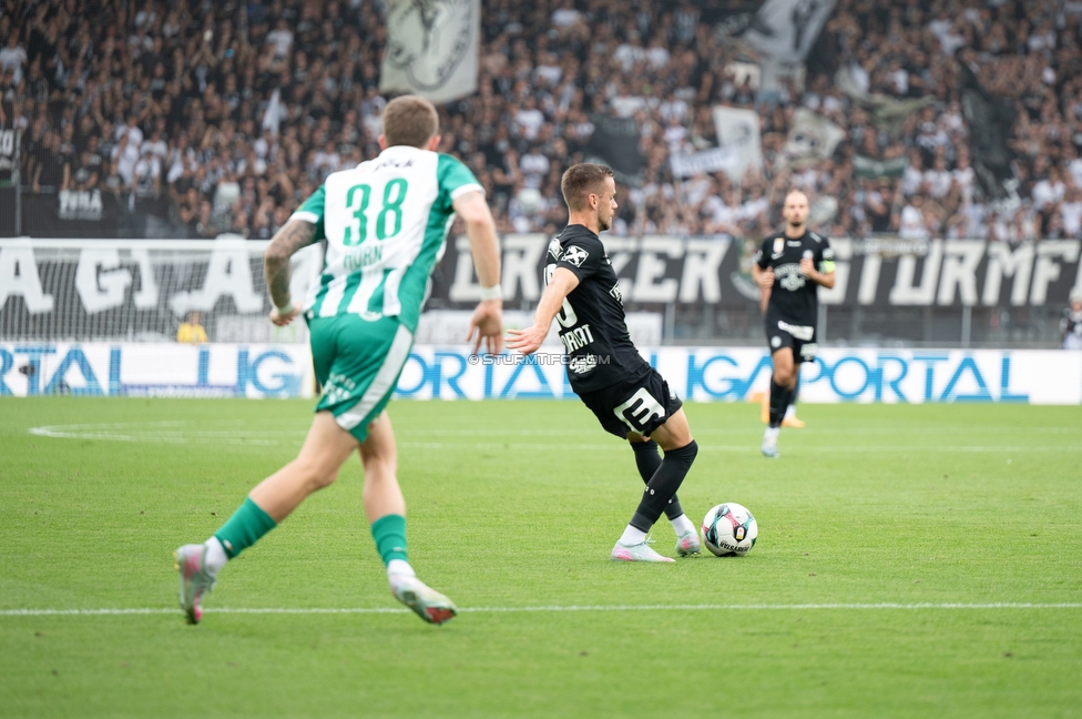 Sturm Graz - Rapid Wien
Oesterreichische Fussball Bundesliga, 2. Runde, SK Sturm Graz - SK Rapid Wien, Stadion Liebenau Graz, 10.08.2025. 

Foto zeigt Tomi Horvat (Sturm)
