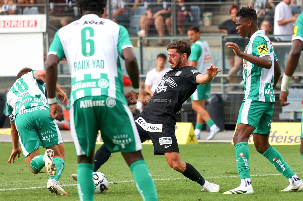 Sturm Graz - Rapid
Oesterreichische Fussball Bundesliga, 2. Runde, SK Sturm Graz - SK Rapid Wien, Stadion Liebenau Graz, 10.08.2025. 

Foto zeigt Otar Kiteishvili (Sturm)
