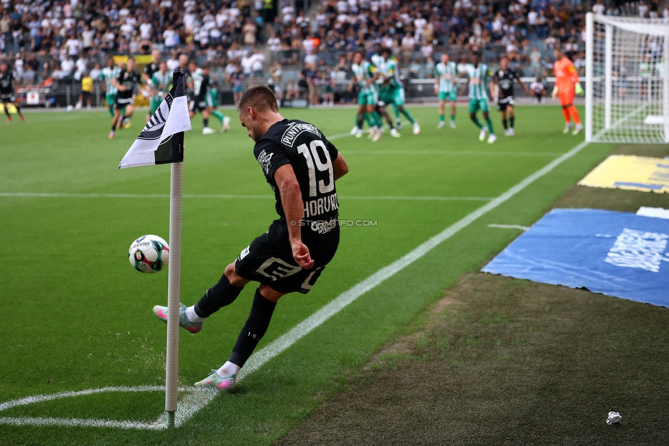Sturm Graz - Rapid
Oesterreichische Fussball Bundesliga, 2. Runde, SK Sturm Graz - SK Rapid Wien, Stadion Liebenau Graz, 10.08.2025. 

Foto zeigt Tomi Horvat (Sturm)
