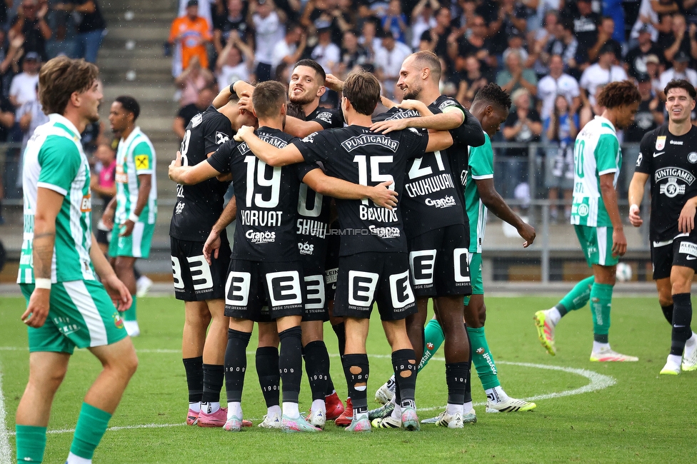 Sturm Graz - Rapid
Oesterreichische Fussball Bundesliga, 2. Runde, SK Sturm Graz - SK Rapid Wien, Stadion Liebenau Graz, 10.08.2025. 

Foto zeigt Otar Kiteishvili (Sturm)
