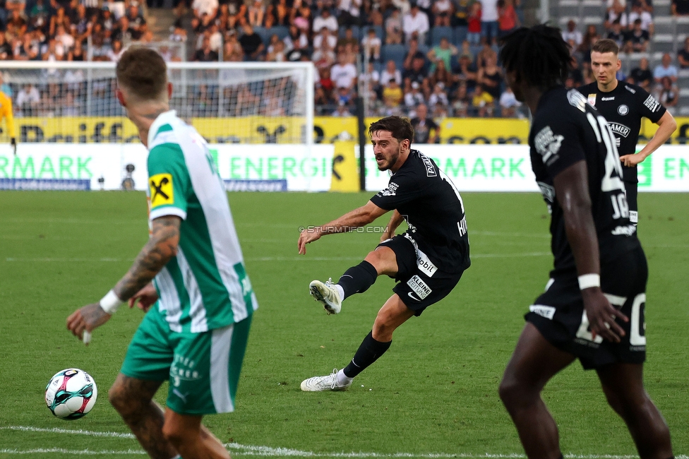 Sturm Graz - Rapid
Oesterreichische Fussball Bundesliga, 2. Runde, SK Sturm Graz - SK Rapid Wien, Stadion Liebenau Graz, 10.08.2025. 

Foto zeigt Otar Kiteishvili (Sturm)
