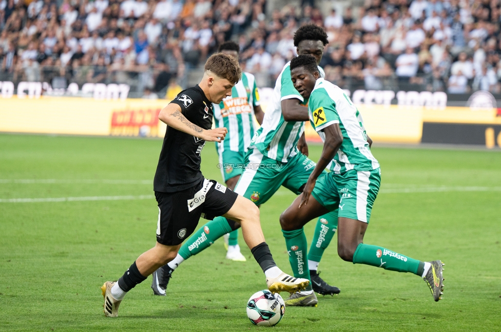 Sturm Graz - Rapid Wien
Oesterreichische Fussball Bundesliga, 2. Runde, SK Sturm Graz - SK Rapid Wien, Stadion Liebenau Graz, 10.08.2025. 

Foto zeigt Filip Jan Rozga (Sturm)
