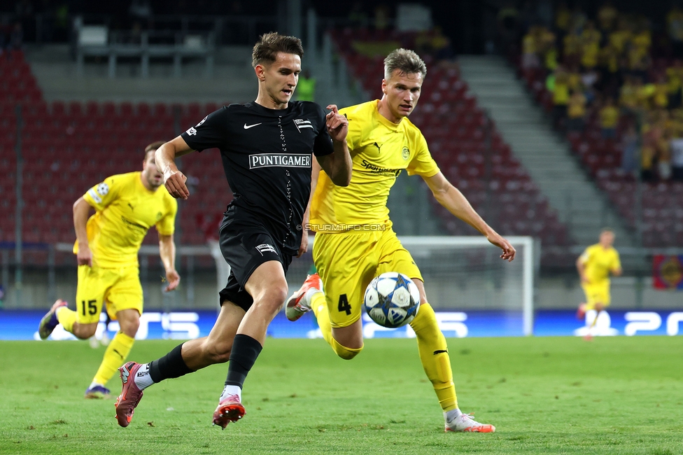 Sturm Graz - Bodo Glimt
UEFA Champions League Play-Offs, SK Sturm Graz - Bodo Glimt, Woerthersee Stadion Klagenfurt, 26.08.2025. 

Foto zeigt Leon Grgic (Sturm)
