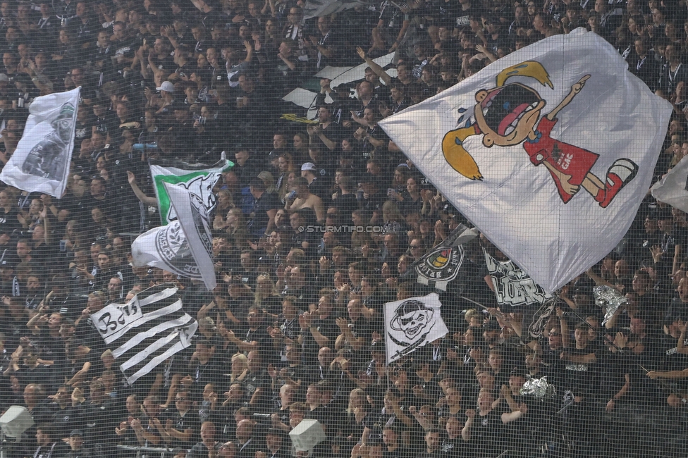 GAK - Sturm Graz
Oesterreichische Fussball Bundesliga, 5. Runde, Grazer AK - SK Sturm Graz, Stadion Liebenau Graz, 30.08.2025. 

Foto zeigt Fans von Sturm
Schlüsselwörter: brigata