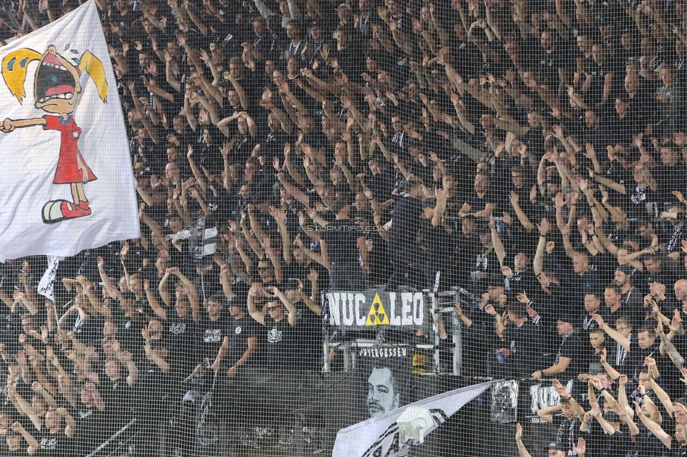 GAK - Sturm Graz
Oesterreichische Fussball Bundesliga, 5. Runde, Grazer AK - SK Sturm Graz, Stadion Liebenau Graz, 30.08.2025. 

Foto zeigt Fans von Sturm
Schlüsselwörter: brigata