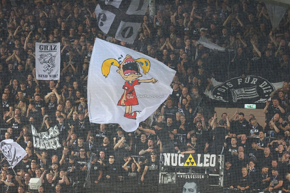 GAK - Sturm Graz
Oesterreichische Fussball Bundesliga, 2. Runde, GAK - SK Sturm Graz, Stadion Liebenau Graz, 30.08.2025. 

Foto zeigt Fans von Sturm
